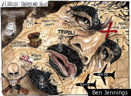 Ben Jennings' Winning Design Of Gaddafi
