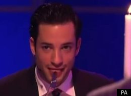 Show presenters appeared to eat tiny pieces of each others' flesh