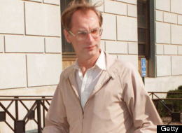 NEW YORK, UNITED STATES: In this 19 April file photo, Bernhard Goetz arrives at State Supreme Court in the Bronx, New York, where he faced a 50 million USD lawsuit for the1984 shooting of four youths on the New York city subway. Goetz was ordered by the court 23 April to pay 43 million USD to Darrel Cabey, one of his victims who was left paralyzed and suffered mental damage from the shooting. AFP PHOTO/Stan HONDA AFP PHOTO/Stan HONDA (Photo credit should read STAN HONDA/AFP/Getty Images)