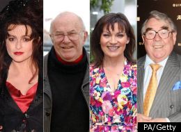 Helena Bonham Carter, Ronnie Corbett, Clive James and Lorraine Kelly are among those honoured in the New Year's Honours list