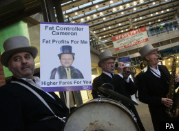 With fare rises and bad weather it was gloomy for commuters this morning
