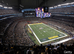 ARLINGTON, TX - FEBRUARY 06: A band performs prior to Super Bowl XLV at Cowboys Stadium on February 6, 2011 in Arlington, Texas. (Photo by Tom Pennington/Getty Images)