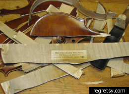 The antique violin was allegedly destroyed on the advice of PayPal