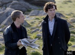 Martin Freeman and Benedict Cumberbatch star in 'Sherlock: The Hounds of Baskerville'
