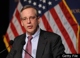 William Dudley, president and CEO of the Federal Reserve Bank of New York, speaks on December 7, 2009 during the World Leaders Forum at Columbia University in New York. (Getty)
