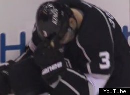 Here's one way to celebrate a goal.
