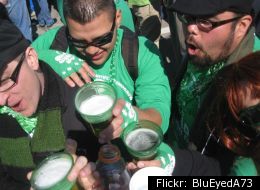 Revelers at a previous South Side Irish Parade, before the tradition was shut down in 2009.