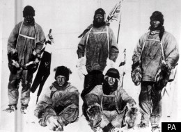 Captain Scott and his fellow explorers prepared for their ill-fated mission