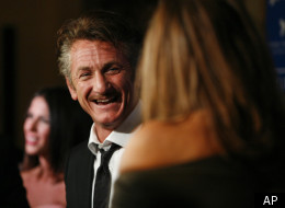 Actor Sean Penn arrives at the Cinema for Peace benefit for the J/P Haitian Relief Organization in Beverly Hills, Calif., Saturday, Jan. 14, 2012. (AP Photo/Jason Redmond)