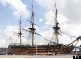 A Repica Of HMS Victory - The Real One Has Been Submerged For 300 Years