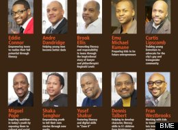 Five of Detroit's 10 Black Male Engagement Leadership Award winners.