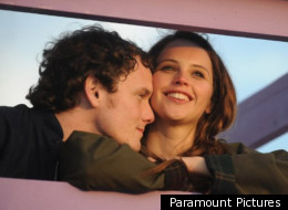 Felicity Jones and Anton Yelchin are caught up in their own world in 'Like Crazy'