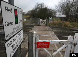 The Johnson's Footpath crossing in Bishop's Stortford, Hertfordshire, where a 15-year-old girl died