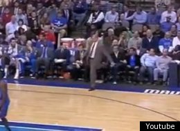 Rick Carlisle apologized to a fan after a ball he kicked hit them.