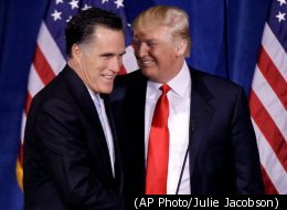 Mitt Romney et Donald Trump .(AP Photo/Julie Jacobson)