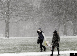 Snow Fell Across The UK On Saturday Night And More Is Expected On Sunday