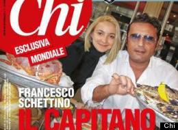 Oysters: Francesco Schettino and Domnica Cemortan enjoy a seafood meal, as featured on Chi magazine