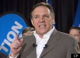 François Legault sort les dents et s'en prend au gouvernement (THE CANADIAN PRESS/Clement Allard)