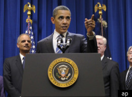 President Obama talking about the mortgage settlement on Thursday.