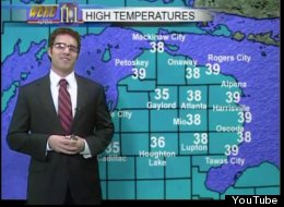 Tom Murphy, an Alepna, Mich., weatherman gets funky.