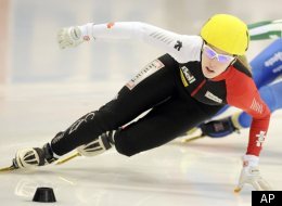 Marianne St-Gelais était de la compétition à Dordrecht, aux Pays-Bas. (AP)