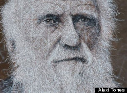 Charles Darwin - who not doubt would have approved of eco-friendly art