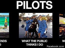 What pilots think they do/actually do
