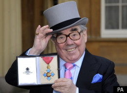 Ronnie Corbett CBE has been awarded his medal by the Queen at Buckingham Palace today