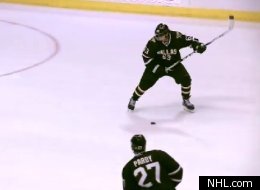 Mike Ribeiro's overtime goal for the Dallas Stars.