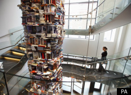 Lincoln's Towering Memorial Made From Books