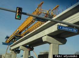 The Sliver Line, under construction in Tysons Corner