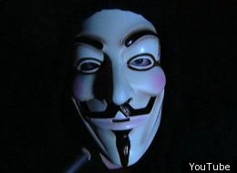 Rick Mercer parodies hacker group Anonymous. (RMR)