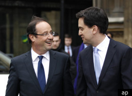 Francois Hollande and Labour leader Ed Miliband met on Wednesday
