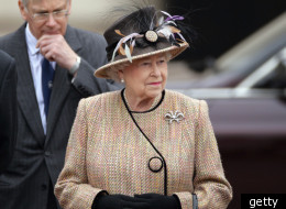 Queen Elizabeth II Unveils A Jubilee Greenway Disc Outside Buckingham Palace