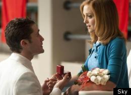 Mr Schu’s (Matthew Morrison) proposal to Emma (Jayma Mays) which inspires the episodes title 'Yes/No'