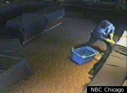 Surveillance cameras caught a group of men smashing jewelry cases at a store in Indiana.