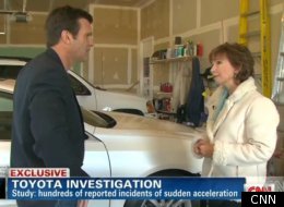 CNN interviewed Tanya Spotts, who says her Lexus surged forward and hit a wall while she was stepping on the brake.