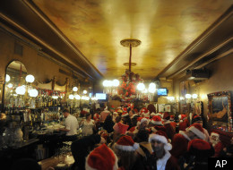 Even Santa loved to drink at the Gold Dust Lounge.