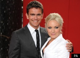 Rita Simons and Scott Maslen have to kiss in EastEnders