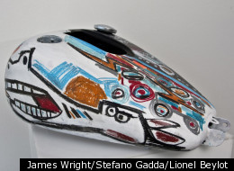 A Harley-Davidson design by American street artist Lebo