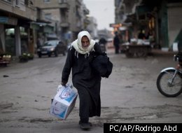 Dans les rues d'Idleb, dans le nord du pays. (PC/AP/Rodrigo Abd)