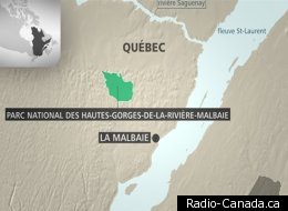 L'accident est survenu dans le parc national Hautes-Gorges-de-la-Rivière-Malbaie dans Charlevoix. (Radio-Canada.ca)