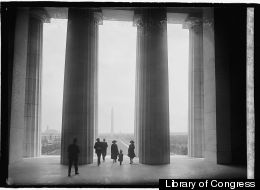 Vista from the Lincoln Memorial, May 5, 1922