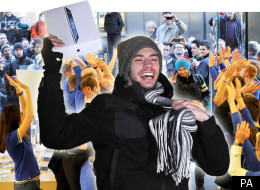 New ipad Launches As Huge Queues Gather Outside Apple Stores