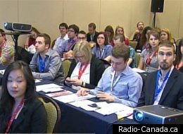 La Commission jeunesse du Parti libéral du Québec s'est prononcée samedi en faveur de la hausse des droits de scolarité. (Radio-Canada)