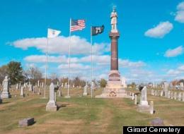 Olga Beanblossom was finally buried next to her husband in Girard Cemetery on Friday -- after her body spent more than a year in a chapel basement.