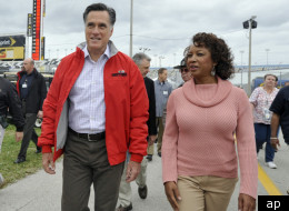 Florida Lt. Gov. Jennifer Carroll (right) in this file photo with Mitt Romney before January's Florida primary.