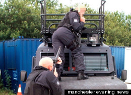 The family of Pc Ian Terry are said to be 'extremely distressed' by the pictures