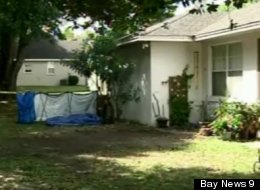 Cops say Barbara Scott buried her husband in this herb garden for three months and kept it a secret.
