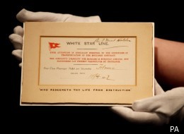 Tickets please: the final First Class pass to the Titanic